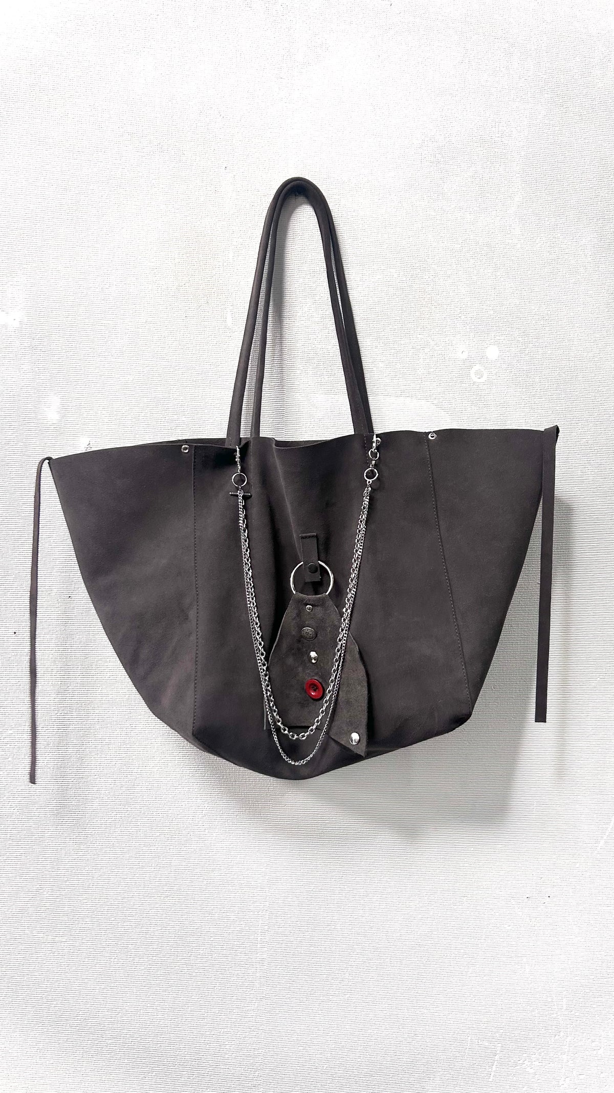Suede Multi Charm Y2K Maximalism  Purse