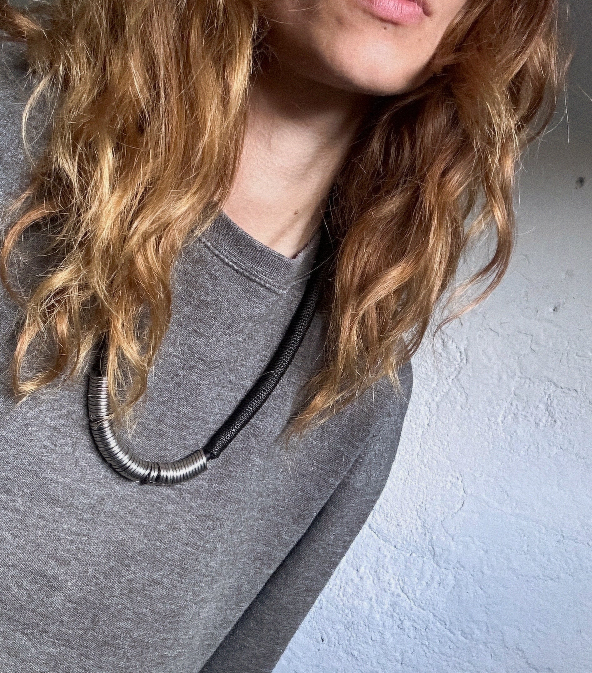 Large Slouch Suede Bag with Minimal Jewellery