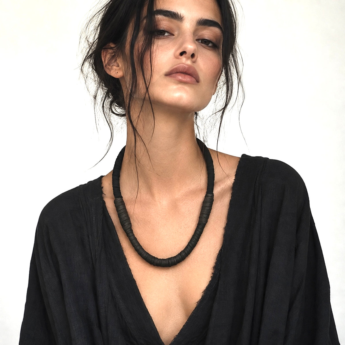 Earth Tone Boho Chunky Necklace