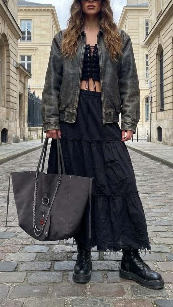 Suede Multi Charm Y2K Maximalism  Purse