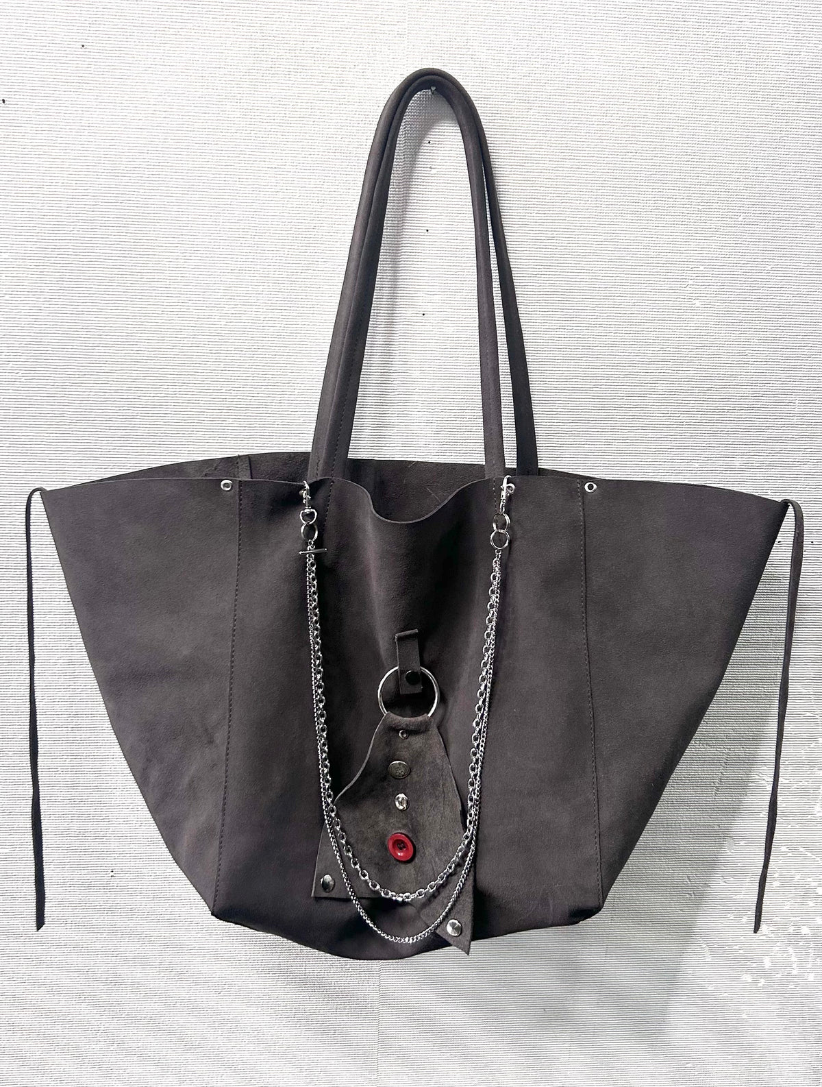 Suede Multi Charm Y2K Maximalism  Purse