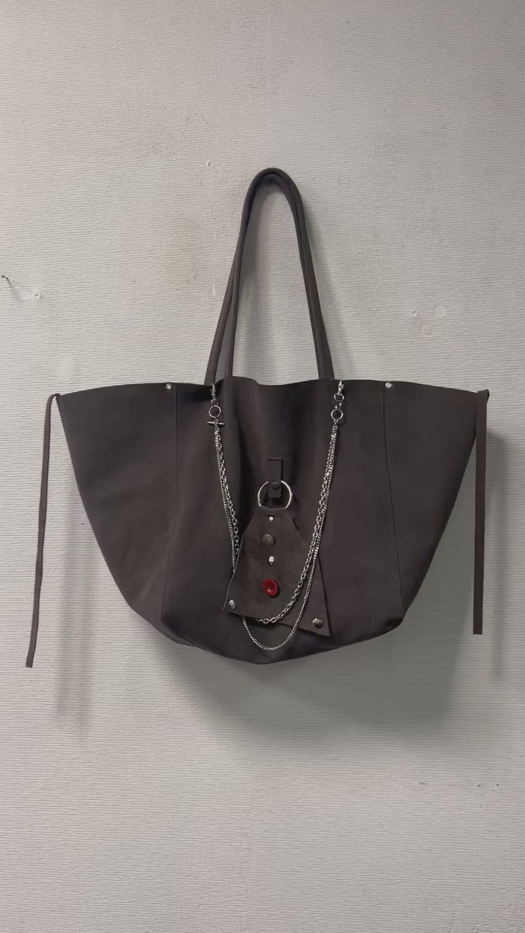 Suede Multi Charm Y2K Maximalism  Purse